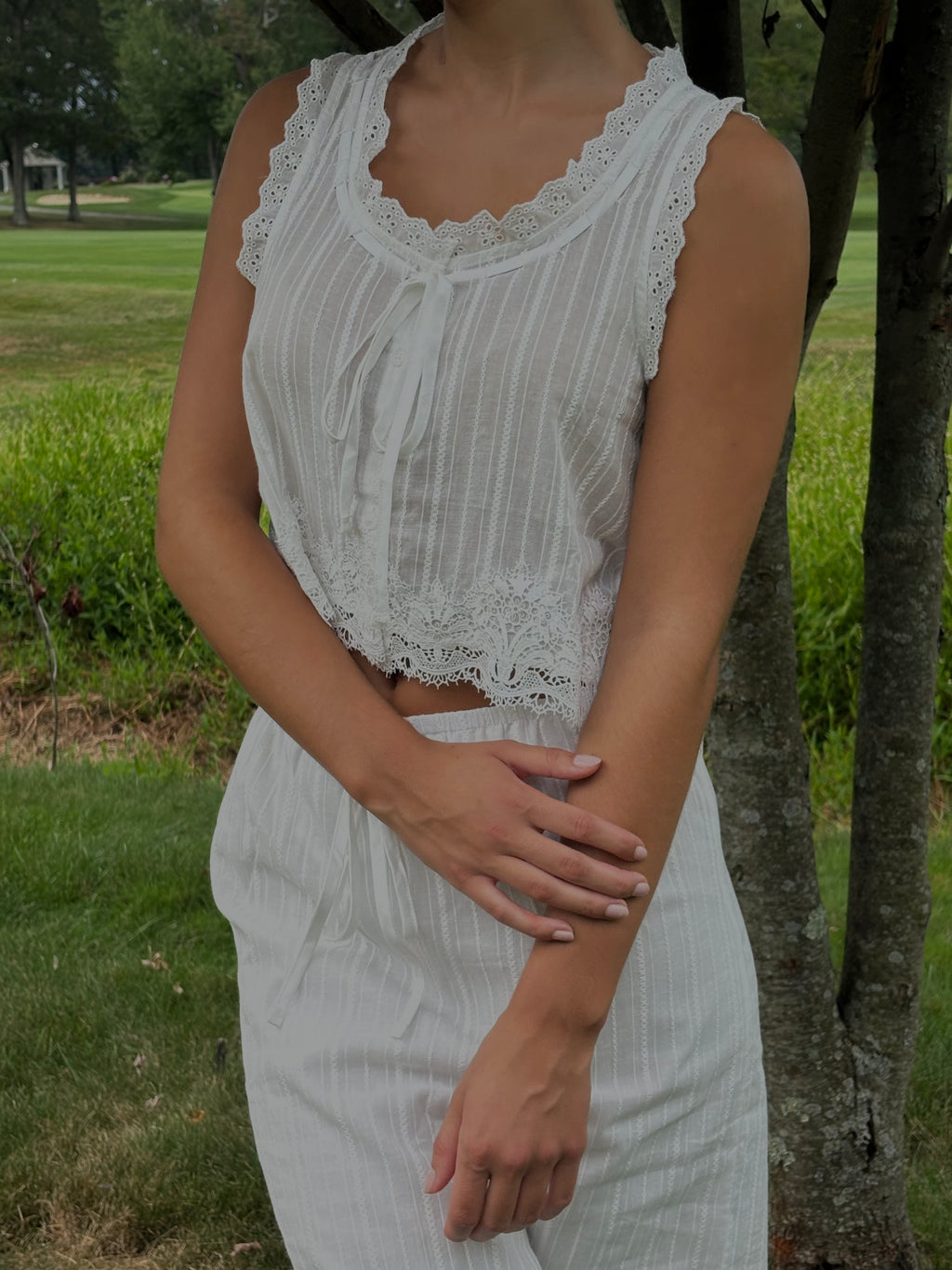Sandbar Eyelet Top