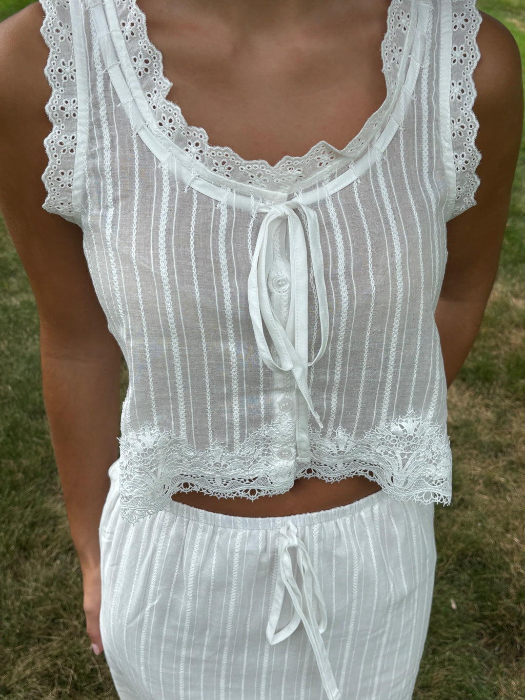 Sandbar Eyelet Top